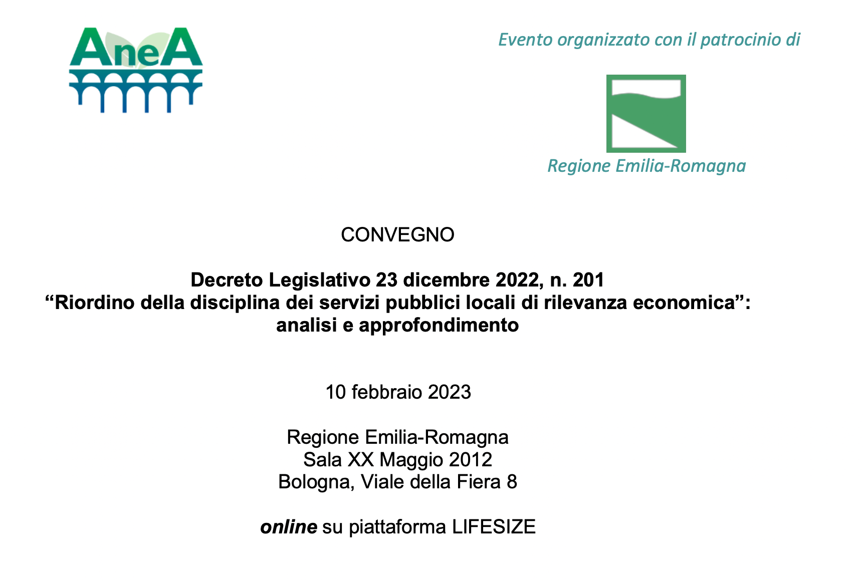 Riordino della disciplina dei servizi pubblici locali di rilevanza economica